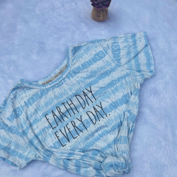Rae Dunn Earth Day Tie-Dye T-shirt - Picture 1 of 6